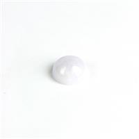 4cts Type A Lavender Jadeite Round Cabochon Approx 10mm, 1pc