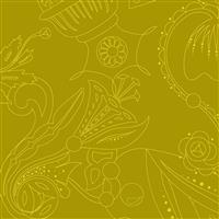 Alison Glass Sunprint Luminance Carved in Chartreuse Fabric 0.5m