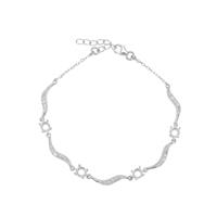 Hayley Kruger Satellite Bracelet  (to fit 5x5 gemstone)