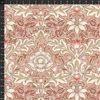 William Morris Wandle Severne Coral Fabric 0.5m