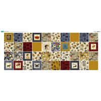 Royal Vintage Forty 5" Squares Fabric Panel (140 x 62cm)