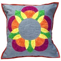 Sewmotion Vibrant Sunburst Flower Cushion Kit approx finished size - 18” sq