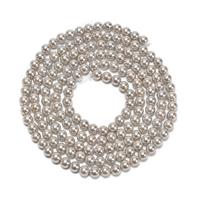 6mm Silver Shell Pearl, 1m Strand