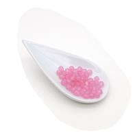 Czech Fire Polished Beads - Crystal Pink, 6mm (50pk)