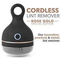 Cordless Lint Remover - Rose Gold Edition