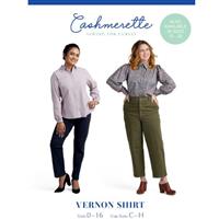 Cashmerette Vernon Shirt Pattern Size 0-16
