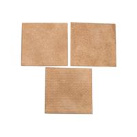 Abstract Copper Textured Sheet Approx 5x5cm (Pack of 3 ) 