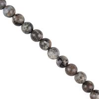130cts  Yooperlite Natural Plain Rounds Approx 8mm, 38cm Gemstone Strand 