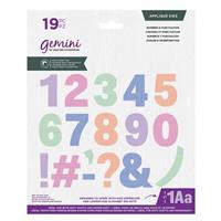 Gemini- Multi Craft Dies - Appliqué - Numbers & Punctuation