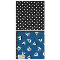 Yachts and Spots Fabric Bundle (1m)