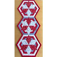 Sewmotion Scandi Christmas Shining Star Table Runner Kit approx finished size - 17” x 43”