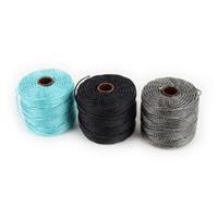 Cord-ially yours: Steel, Black & Sky Blue Cord (3x 32m) 0.9mm