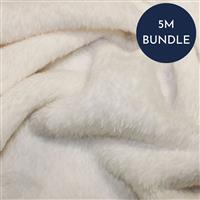 Cream Supersoft Fleece Fabric Bundle (5m)