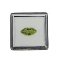 1.25cts Red Dragon Peridot Brilliant Marquise Approx 12x6mm (N)