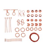 Bumper Findings Pack - Bare Copper (1,631pcs)