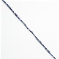 20cts Sodalite Faceted Bicones Approx 4mm, 38cm Strand