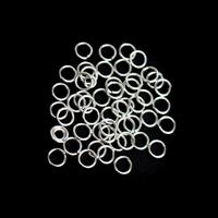 925 Sterling Silver Open Jump Rings ID Approx 5mm. (Approx 50pcs)