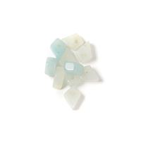 10cts Amazonite Dragon Scale Beads, Approx 8x6mm, 10pcs