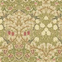 William Morris Thameside Blackthorn Gold Fabric 0.5m