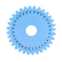 Blue Acrylic Knotting Flower with 32 Slots