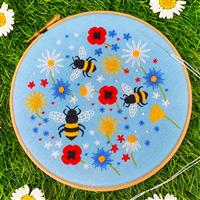 Oh Sew Bootiful Bees & Wildflowers Embroidery Kit