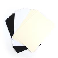 3 for 2 Textured card and black triple bundle, Contains 10 x texture white. 10 x super black, 10 x texture cream - 30 sheets