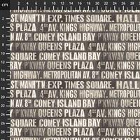Tim Holtz Monochrome Collection Subway Signs Fabric 0.5m
