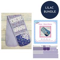 Living In Loveliness Lilac Hedgerow Anne Oven Gloves Kit Panel & Instructions