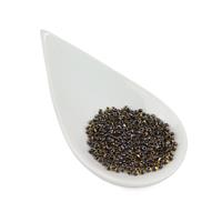 Miyuki 10/0 Triangle Color Topaz Lined Black Seed Beads (approx.: 24g/tube)