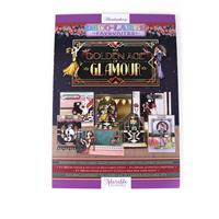 Deco-Large Favourites - The Golden Age of Glamour. Contains 8 x A4 foiled & die-cut Deco-Large sheets, 8 x A5 foiled & die-cut Deco-Large base layers,