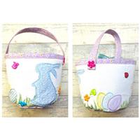 Living in Loveliness Easter Basket Pattern, Panel, Templates and Full Pre- Recorded Tutorial
