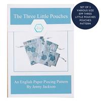 Jenny Jackson Set of 3 Various Size EPP Three Little Pouches Pouches Pattern