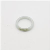 18cts Type A Large Size Green Jadeite Ring Approx 18-20mm, 1pc