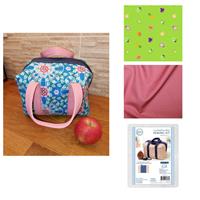 Tula Pink Fruit Insulated Lunchbox Zippity-Do-Done Tote Kit: QAYG & Fabric (1.5m)