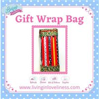 Living in Loveliness Gift Wrap Bag Pattern 
