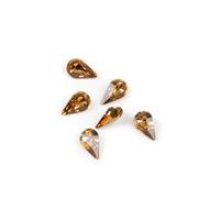 Light Colorado Topaz 4328 Swarovski Drops - 8x4.8mm, 6pk