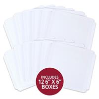 6" x 6" Handmade Card Boxes - 12 x Boxes, Contains twelve 6"x6" Handmade Card Boxes, perfectly sized for the Delightful Birds Decoupage Collection 