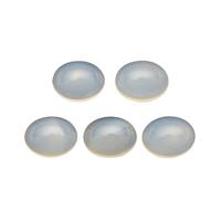 9cts White Onyx Approx 9x7mm Oval Pack of 5
