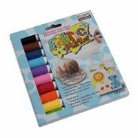 Multi Coloured Fabric Pens - Pack of 10