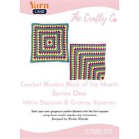 The Crafty Co Crochet Series One BOM Blanket Pattern