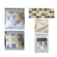 Enchanted Wood Amber Makes Prints Charming Cushion Duo Kit: Instructions, Fabric Panel & Fabric (2m)