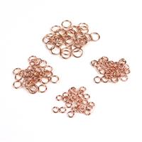 Rose Gold Plated 925 Chainmaillers Essential Jump Rings! 3mm, 4mm, 5mm & 7mm