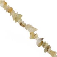 75cts Peruvian Opal Bead Nugget Approx 2.5x1.5 to 6x3mm, 32" Strand