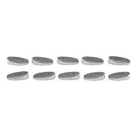 Silver Plated Base Metal Maratha Carrier Beads, approx 7.5 x 17mm, 10pcs