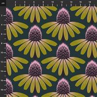 Anna Maria Horner Love Always Yellow Flower Head Fabric 0.5m