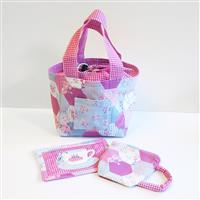Amber Makes Hexie Patch Mug Bag  Kit: Instructions & Panel (70x103cm)