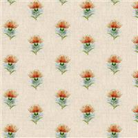 Highland Thistle All-Over Linen Look Fabric 0.5m