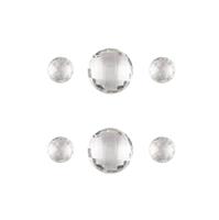 Double Trouble 2x 12cts Clear Quartz Drilled Briolette Rounds. (Pack of 3)