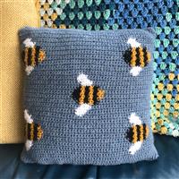 Adventures in Crafting Bee Tapestry Crochet Cushion Kit. Save 20%