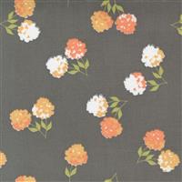 Moda Cozy Up Clover Floral Autum Fall on Grey Skies Fabric 0.5m